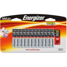 Energizer MAX Alkaline AAA Batteries, 24 Pack - For Multipurpose - AAA - 1.5 V DC - Alkaline Manganese Dioxide - 24 / Pack - TAA Compliance E92BP24