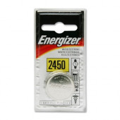 Energizer 2450 Lithium Coin Battery, 1 Pack - For Multipurpose - 3 V DC - Lithium (Li) - 1 Each - TAA Compliance ECR2450BP