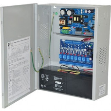 Altronix eFlow6NA8D Power Supply - Wall Mount - 120 V AC Input / 12 V DC, 24 V DC - 6 +12V Rails - TAA Compliance EFLOW6NA8D