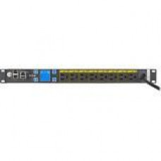 Eaton ePDU Managed 8-Outlet PDU - Managed - NEMA 5-15P - 8 x NEMA 5-15R - 120 V AC - 1440 W - Network (RJ-45) - 1U - Horizontal - Rack Mount - TAA Compliance EMAT08-10