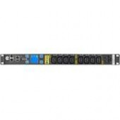 Eaton Managed EMAT10-10 8-Outlet PDU - Managed - IEC 60320 C20 - 8 x IEC 60320 C13 - 120 V AC, 230 V AC - 3840 W - Network (RJ-45) - 1U - Horizontal - Rack Mount EMAT10-10