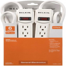 Belkin F5C048-2 6-Outlets Surge Suppressor - 6 Receptacles F5C048-2