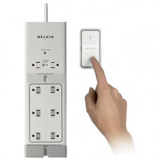 Belkin F7C01008Q Conserve Switch 8-Outlets Surge Suppressor - 8 Receptacle(s) - 1800 VA - 1000 J - 120 V AC Input - 120 V AC Output F7C01008Q