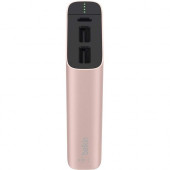 Belkin MIXIT&uarr; Metallic Power Pack 6600 - For Smartphone, Tablet PC, USB Device, Action Camera, iPhone, iPad, Wearables - 6600 mAh - 3.40 A - 5 V DC Output - 5 V DC Input - 3 x - Rose Gold F8M989BTC00