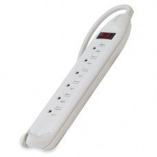 Belkin 6-Outlet Sliding Cover Power Strip - 3-prong - 6 - 12 ft Cord - Beige F9D160-12