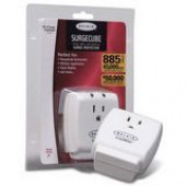 Belkin 1-Socket Wall Mount Surge Suppressor - Receptacles: 1 x NEMA 5-15R - 885J F9H100-CW