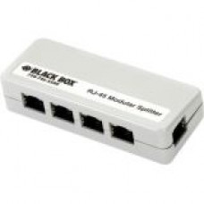 Black Box RJ-45 Modular Splitter, 5-Position, 8 x 8, Shielded, B Pinning - Network (RJ-45) FM815-R2