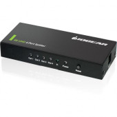 IOGEAR 4K Ultra HD 4-Port Splitter with HDMI - 4096 x 2160 - HDMI In - HDMI Out - Metal GHSP8424