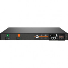 Vertiv Co Geist rPDU MGU3E1R6-12CF13-3PS6B2H10-S 12-Outlets PDU - Switched - 1P+N+E (IP44) - 12 x Combination C13/C19 - Network (RJ-45) - Horizontal - Rack-mountable - Hot-swappable GU30202