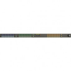 Vertiv Co Geist MN01X9W1-48L138-6PS15B0A10-S 48-Outlets PDU - Basic - IEC 60309 3P+E 60A - 48 x IEC 60320 C13 - 230 V AC - 0U - Vertical - Rack-mountable - TAA Compliance I10026L