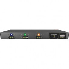 Vertiv Co Geist MN01D1R1-06L198-3TL21A0H10-S 6-Outlets PDU - Metered - NEMA L21-30P - 6 x U-Lock IEC 60320 C19 - 230 V AC - 1U - Horizontal - Rack Mount - Rack-mountable - TAA Compliance I10116L