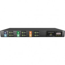 Vertiv Co Geist MN01D1R1-06L193-3PS56B0H10-S 6-Outlets PDU - Metered - IEC 60309 (3P+N+E) 30A - 6 x U-Lock IEC 60320 C19 - 230 V AC, 400 V AC - 1U - Horizontal - Rack Mount - Rack-mountable - TAA Compliance I10119L