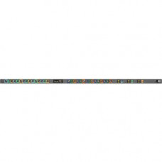 Vertiv Co Geist MN02E4W1-30PN63-3TL56A0A10-S-A 30-Outlets PDU - Monitored - NEMA L22-30P - 24 x U-Lock IEC 60320 C13, 6 x U-Lock IEC 60320 C19 - 230 V AC, 400 V AC - Network (RJ-45) - 0U - Vertical - Rack Mount - Rack-mountable - TAA Compliance I20300L