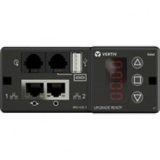 Vertiv Co Geist GU1 PDU - Monitored - Network (RJ-45) - Vertical - Hot-swappable - TAA Compliance IMD-03E-SH