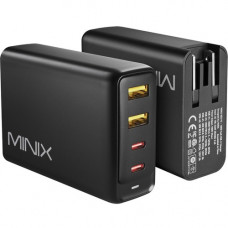 Minix Neo P2 100w Turbo 4 Port Gan Wall Charger - 5 V DC/3 A, 9 V DC, 12 V DC, 15 V DC, 20 V DC Output NEO-P2