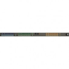 Vertiv Co Geist rPDU MN03E9W1-48PZB8-6PS15B0A10-S 48-Outlets PDU - Monitored - 3P+E (IP44) - 36 x U-Lock IEC 60320 C13, 12 x U-Lock IEC 60320 C19 - 230 V - Network (RJ-45) - Vertical/Toolless - Rack-mountable - TAA Compliant NI30068L-B