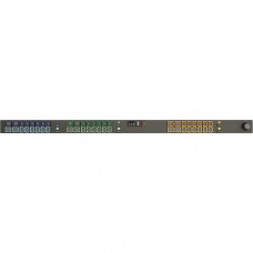 Vertiv Co Geist rPDU MN03E9W1-48PZB8-6PS15B0A10-S 48-Outlets PDU - Monitored - 3P+E (IP44) - 36 x U-Lock IEC 60320 C13, 12 x U-Lock IEC 60320 C19 - 230 V AC - Network (RJ-45) - Vertical - Rack Mount - Rack-mountable - TAA Compliant NI30068L