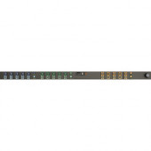 Vertiv Co Geist rPDU MN03E9W1-30L138-6PS15B0A10-S 30-Outlets PDU - Monitored - 3P+E (IP44) - 30 x U-Lock IEC 60320 C13 - 230 V AC - Network (RJ-45) - Vertical - Rack Mount - Rack-mountable - TAA Compliant NI30060L