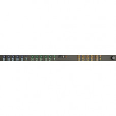 Vertiv Co Geist rPDU MN03E9W1-30L138-6PS15D0A10-S 30-Outlets PDU - Monitored - 3P+E (IP67) - 30 x U-Lock IEC 60320 C13 - 230 V AC - Network (RJ-45) - Vertical - Rack Mount - Rack-mountable - TAA Compliant NI30154L