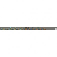 Vertiv Co Geist MNS3EHB1-36PNB8-6PS15B0A10-S-A 36-Outlets PDU - Switched - IEC 60309 3P+E 60A - 24 x U-Lock IEC 60320 C13, 12 x U-Lock IEC 60320 C19 - 230 V AC - Network (RJ-45) - 0U - Vertical - Rack Mount - Rack-mountable - TAA Compliance NS30051L