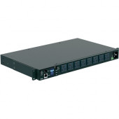 Panduit P08D09M Horizontal Intelligent Power Distribution Unit - Monitored - NEMA 5-15P - 8 x NEMA 5-20R - 120 V AC - 1U - Horizontal - Rack Mount - Rack-mountable - TAA Compliance P08D09M