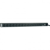 Tripp Lite PDU Basic 120V 20A 5-15/20R 14 Outlet L5-20P Vertical 0URM - 14 x NEMA 5-15/20R - 2.4kW - Horizontal Rackmount, Vertical Rackmount, Wall-mountable - RoHS Compliance PDU1420T