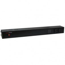 CyberPower Metered PDU15M2F8R 10-Outlets PDU - 10 x NEMA 5-15R - 1U Rack-mountable, Zero U Vertical Rackmount - RoHS Compliance PDU15M2F8R