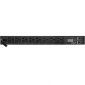 CyberPower Monitored PDU RM 1U PDU15M8FNET 15A 8-Outlet - 8 x NEMA 5-15R - Zero U 19" Rack-mountable, 1U 19" Rack-mountable - RoHS Compliance PDU15M8FNET