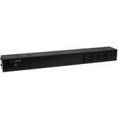 CyberPower Basic PDU20B4F8R 12-Outlets PDU - 12 x NEMA 5-20R - 1U Rack-mountable, Zero U Vertical Rackmount - RoHS Compliance PDU20B4F8R