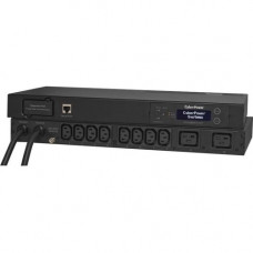 CyberPower PDU20MHVT10AT Metered ATS PDU 200-240V 20A 1U 10-Outlets (2) L6-20P - 8 x IEC 60320 C13, 2 x IEC 60320 C19 - 230 V AC - Network (RJ-45) - 1U - Horizontal - Rack-mountable - RoHS Compliance PDU20MHVT10AT