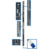 Tripp Lite 3-Phase PDU Switched 14.5kW 200/208/240V 24 C13;6 C19; IEC 309 60A - Switched - IEC 60309 60A BLUE (3P+E) - 6 x IEC 60320 C19, 24 x IEC 60320 C13 - 230 V AC - 0U - Vertical - Rack Mount - Rack-mountable - TAA Compliant - TAA Compliance PDU3EVSR