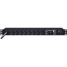 CyberPower PDU41002 8-Outlet PDU - Switched - NEMA 5-15P - 8 x NEMA 5-15R - 120 V AC - Network (RJ-45) - 1U - Horizontal - Rack Mount, Wall Mount PDU41002