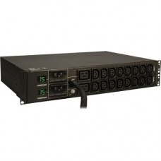 Tripp Lite PDU Metered 208V / 240V 30A 16 C13; 2 C19 L6-30P Horizontal 2URM - 2 x IEC 60320 C19, 16 x IEC 60320 C13 - 2UHorizontal Rackmount" - RoHS, TAA Compliance PDUMH30HV