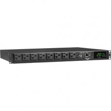 Tripp Lite 16-Outlets PDU - Metered Auto Transfer Switch - NEMA 5-20P, NEMA L5-20P - 16 x NEMA 5-15/20R - 120 V AC - 1U - Horizontal - Rack-mountable, Wall-mountable - TAA Compliant - TAA Compliance PDUMNH20AT1