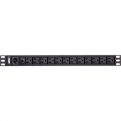 ATEN PE0112 12-Outlet PDU - Basic - NEMA 5-15P - 12 x NEMA 5-15R - 120 V AC - 1U - Vertical - Rack Mount - Rack-mountable PE0112A