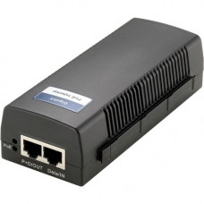 Cp Technologies LevelOne POI-3000 High Power PoE Gigabit Injector - 240 V AC Input - 52 V DC Output - 1 10/100/1000Base-T Input Port(s) - 1 10/100/1000Base-T Output Port(s) - 30 W - Black - RoHS Compliance POI-3000