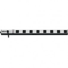 Tripp Lite Power Strip 120V 5-15R 8 Outlet 10&#39;&#39; Cord 24" Length Vertical - NEMA 5-15P - 8 x NEMA 5-15R - 10 ft Cord - 15 A Current - 120 V AC Voltage - 1800 W - Vertical Rackmount, Horizontal Rackmount PS240810