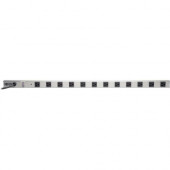 Tripp Lite Power Strip 120V 5-15R 12 Outlet 6&#39;&#39; Cord 36 Inch Length Metal - NEMA 5-15P - 12 x NEMA 5-15R - 6 ft Cord - 15 A Current - 120 V AC Voltage - 1800 W - Rack-mountable - TAA Compliance PS361206