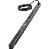 Panduit SmartZone 24-Outlet PDU - IEC 60309 - 9H (3P+E) Blue - 18 x IEC 60320 C13, 6 x IEC 60320 C19 - 230 V AC - 17.20 kW - Vertical - Rack Mount - TAA Compliance Q1S2B2C3N24AFA0