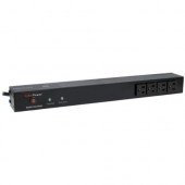 CyberPower Rackbar Surge Suppressor RM 1U RKBS15S4F8R 15A 12-Outlet - Receptacles: 12 x NEMA 5-15R - 3600J RKBS15S4F8R