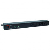 CyberPower Rackbar Surge Suppressor RM 1U RKBS20ST6F10R 20A 16-Outlet - Receptacles: 16 x NEMA 5-20R - 1800J RKBS20ST6F10R