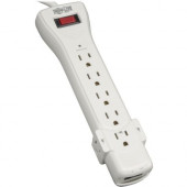 Tripp Lite Surge Protector Power Strip 120V 7 Outlet RJ11 12&#39;&#39; Cord 1080 Joules - Receptacles: 7 x NEMA 5-15R - 1080J - RoHS Compliance SUPER6TEL12