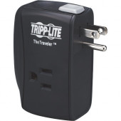 Tripp Lite Notebook Surge Protector Wallmount Direct Plug In 2 Outlet RJ11 - Receptacles: 2 x NEMA 5-15R - 1050J TRAVELER