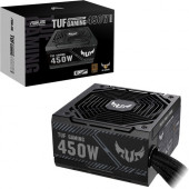 Asus TUF-450B-GAMING 450W Power Supply - Internal - 120 V AC, 230 V AC Input - 450 W / 3.3 V DC, 5 V DC, 12 V DC, 12 V DC, 5 V DC - 1 Fan(s) TUF GAMING 450B