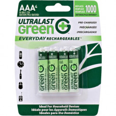 Dantona Industries NABC Everyday Rechargeables ULGED4AAA General Purpose Battery - AAA - Nickel-Metal Hydride (NiMH) - 750mAh - 1.2V DC ULGED4AAA