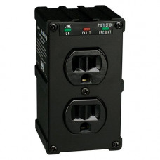 Tripp Lite Isobar ULTRABLOK Premium 2-Outlets Surge Suppressor - Receptacles: 2 x NEMA 5-15R - 1410J - TAA Compliance ULTRABLOK