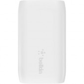 Belkin Dual Wall Charger with PPS 37W - USB - USB Type-C - For iPhone, Smartphone, Tablet PC WCB007DQWH