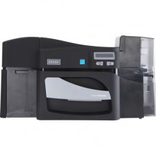 Hid Global Fargo DTC4500E Desktop Dye Sublimation/Thermal Transfer Printer - Color - Card Print - Ethernet - USB - LCD Yes - 2.11" Print Width - 6 Second Mono - 16 Second Color - 300 dpi - TAA Compliance 055100