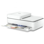 HP Envy 6455e Wireless Inkjet Multifunction Printer - Color - White - Copier/Mobile Fax/Printer/Scanner - 1200 x 1200 dpi Print - Automatic Duplex Print - Upto 1000 Pages Monthly - 100 sheets Input - Color Flatbed Scanner - 1200 dpi Optical Scan - Color F