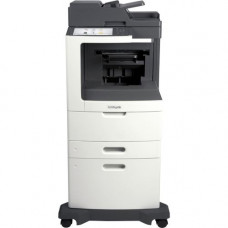 Lexmark MX812 MX812DXPE Laser Multifunction Printer - Monochrome - Copier/Fax/Printer/Scanner - 70 ppm Mono Print - 1200 x 1200 dpi Print - Automatic Duplex Print - Upto 300000 Pages Monthly - 2750 sheets Input - Color Scanner - 600 dpi Optical Scan - Mon